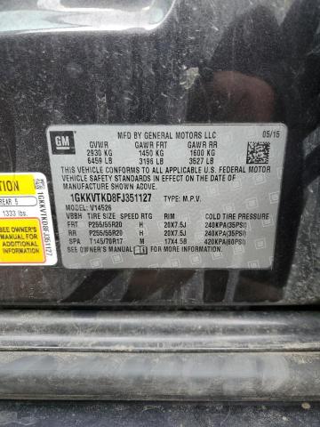 Photo 12 VIN: 1GKKVTKD8FJ351127 - GMC ACADIA DEN 