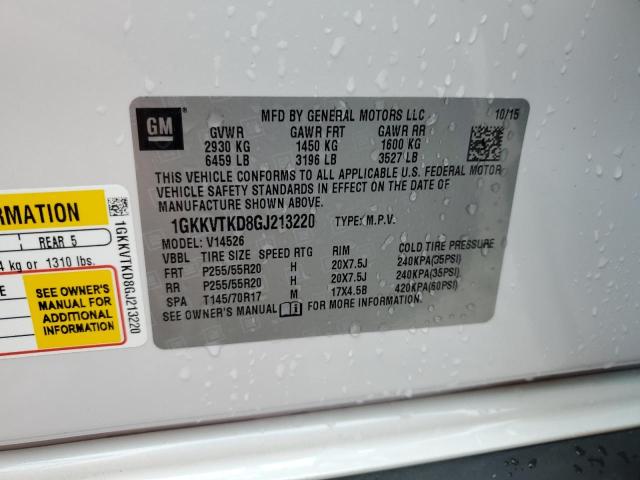 Photo 12 VIN: 1GKKVTKD8GJ213220 - GMC ACADIA DEN 