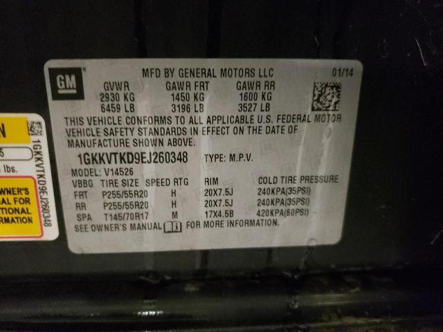 Photo 9 VIN: 1GKKVTKD9EJ260348 - GMC ACADIA DEN 