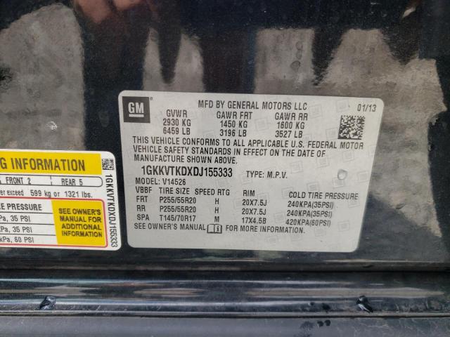 Photo 12 VIN: 1GKKVTKDXDJ155333 - GMC ACADIA DEN 