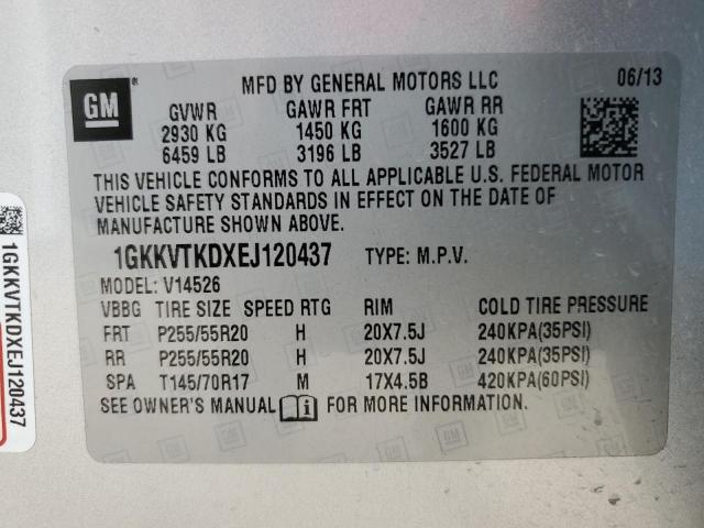 Photo 13 VIN: 1GKKVTKDXEJ120437 - GMC ACADIA DEN 