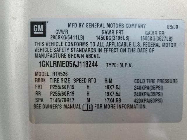 Photo 11 VIN: 1GKLRMED5AJ118244 - GMC ACADIA 