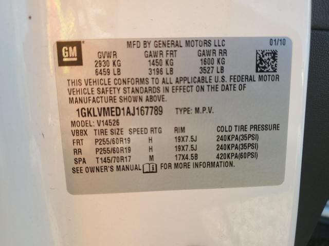 Photo 11 VIN: 1GKLVMED1AJ167789 - GMC ACADIA SLT 