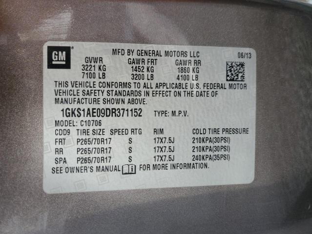 Photo 12 VIN: 1GKS1AE09DR371152 - GMC YUKON SLE 