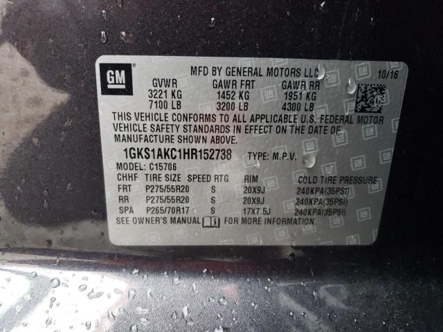 Photo 12 VIN: 1GKS1AKC1HR152738 - GMC YUKON SLE 