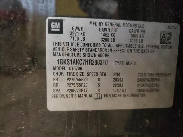 Photo 9 VIN: 1GKS1AKC7HR288310 - GMC YUKON SLE 