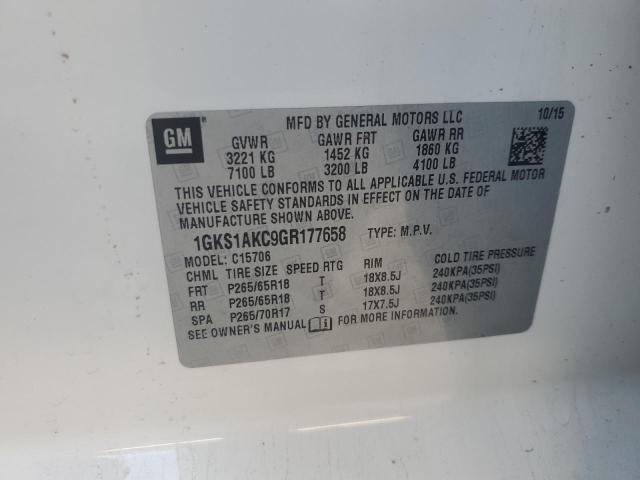 Photo 12 VIN: 1GKS1AKC9GR177658 - GMC YUKON SLE 