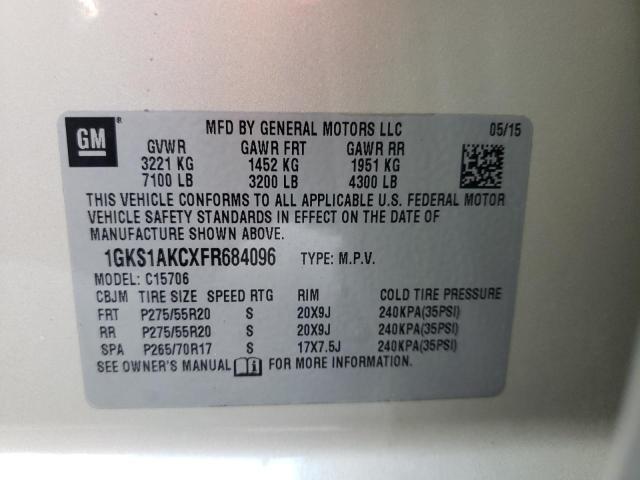 Photo 13 VIN: 1GKS1AKCXFR684096 - GMC YUKON 