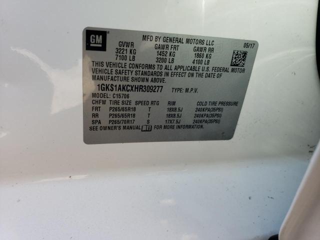 Photo 12 VIN: 1GKS1AKCXHR309277 - GMC YUKON SLE 