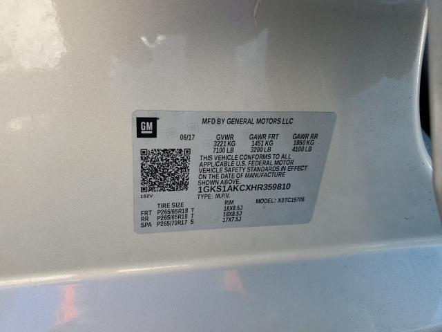 Photo 12 VIN: 1GKS1AKCXHR359810 - GMC YUKON SLE 