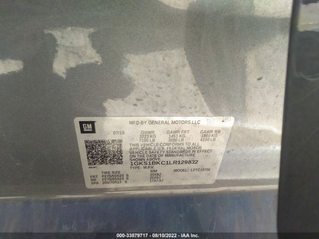 Photo 8 VIN: 1GKS1BKC1LR129832 - GMC YUKON 