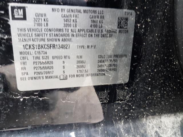 Photo 9 VIN: 1GKS1BKC5FR134827 - GMC YUKON SLT 