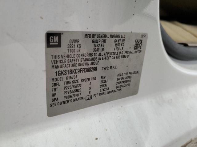 Photo 12 VIN: 1GKS1BKC9FR308298 - GMC YUKON 