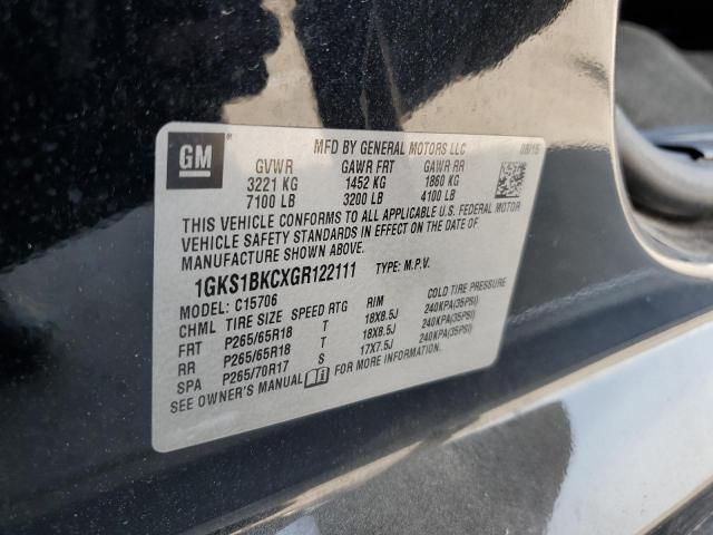 Photo 12 VIN: 1GKS1BKCXGR122111 - GMC YUKON SLT 