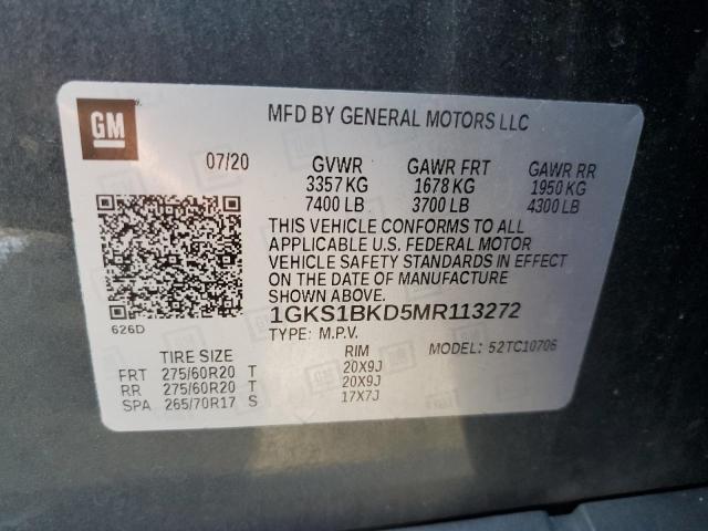 Photo 13 VIN: 1GKS1BKD5MR113272 - GMC YUKON SLT 