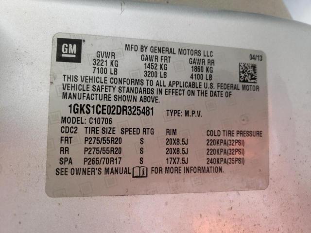 Photo 9 VIN: 1GKS1CE02DR325481 - GMC YUKON SLT 