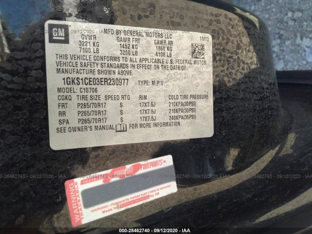 Photo 8 VIN: 1GKS1CE03ER230977 - GMC YUKON 