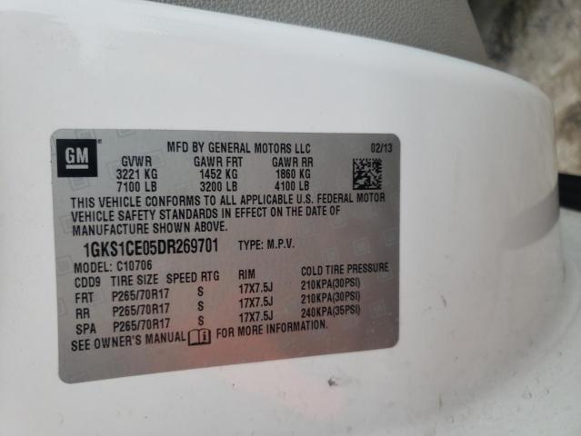 Photo 9 VIN: 1GKS1CE05DR269701 - GMC YUKON SLT 