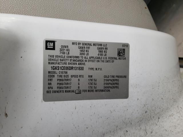 Photo 9 VIN: 1GKS1CE06DR131830 - GMC YUKON SLT 