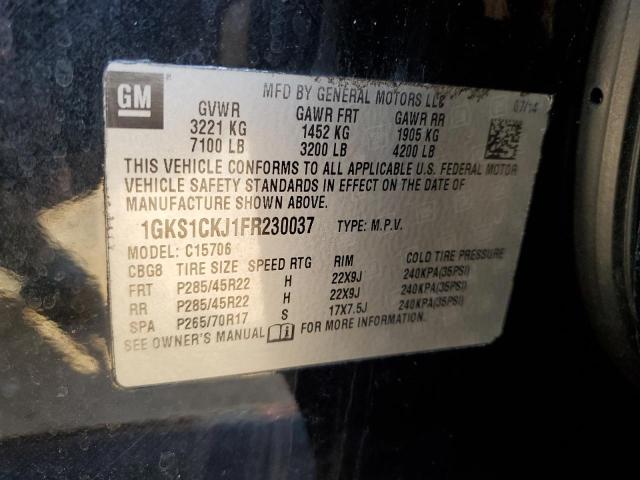 Photo 11 VIN: 1GKS1CKJ1FR230037 - GMC YUKON 