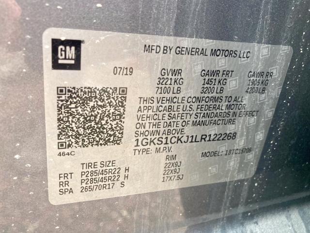 Photo 9 VIN: 1GKS1CKJ1LR122268 - GMC YUKON DENA 