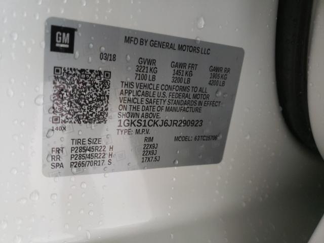 Photo 9 VIN: 1GKS1CKJ6JR290923 - GMC YUKON DENA 