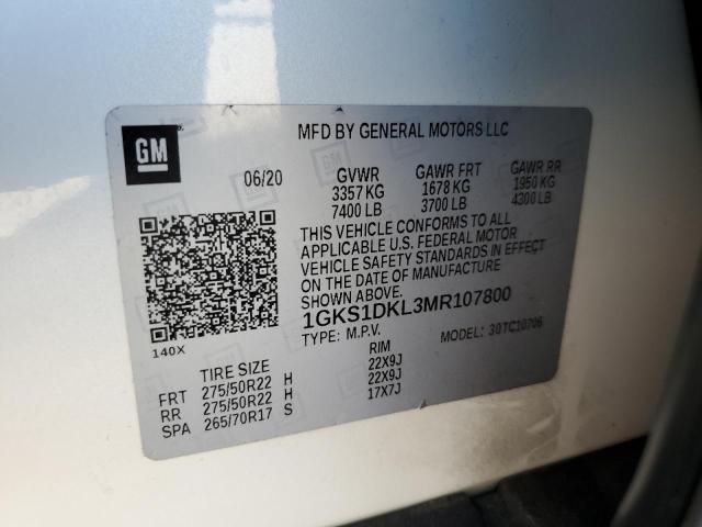 Photo 9 VIN: 1GKS1DKL3MR107800 - GMC YUKON DENA 