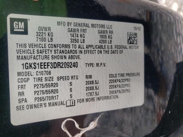 Photo 9 VIN: 1GKS1EEF3DR209240 - GMC YUKON DENA 