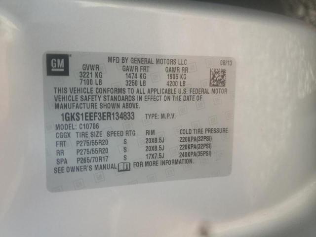 Photo 9 VIN: 1GKS1EEF3ER134833 - GMC YUKON DENA 