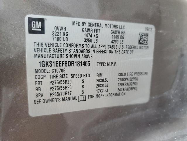 Photo 13 VIN: 1GKS1EEF8DR181466 - GMC YUKON 