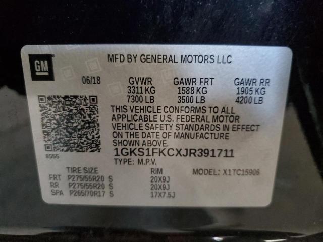 Photo 12 VIN: 1GKS1FKCXJR391711 - GMC YUKON XL 