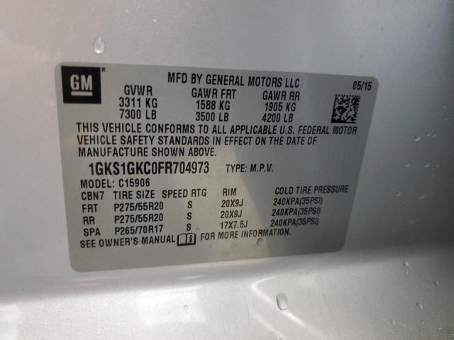 Photo 13 VIN: 1GKS1GKC0FR704973 - GMC YUKON XL C 