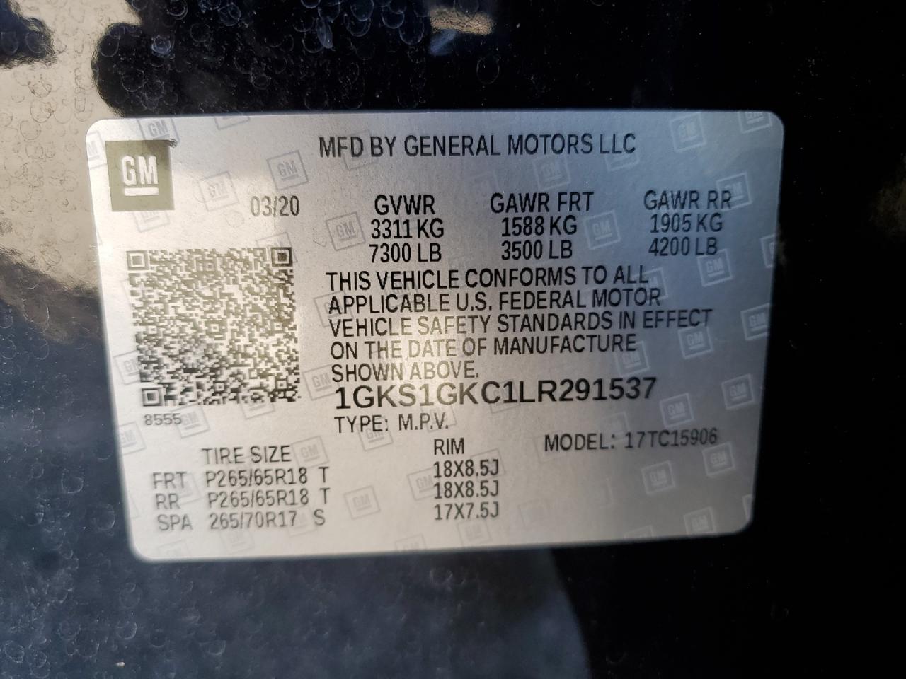 Photo 13 VIN: 1GKS1GKC1LR291537 - GMC YUKON 