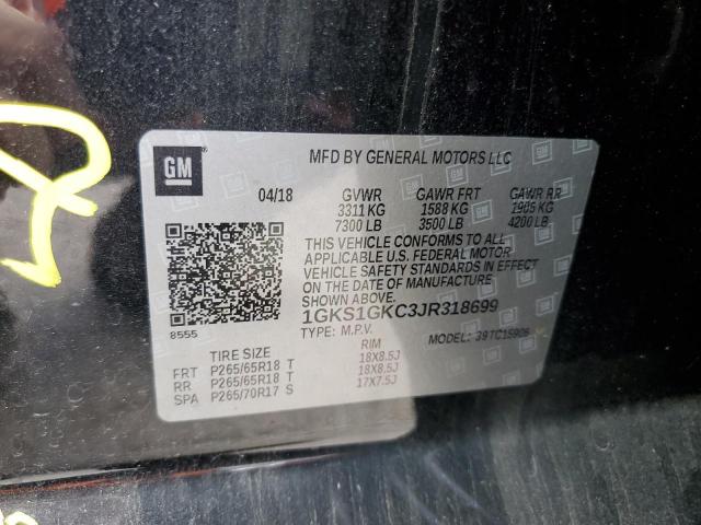 Photo 12 VIN: 1GKS1GKC3JR318699 - GMC YUKON 