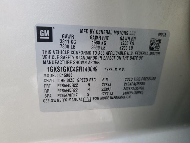 Photo 13 VIN: 1GKS1GKC4GR140049 - GMC YUKON XL C 