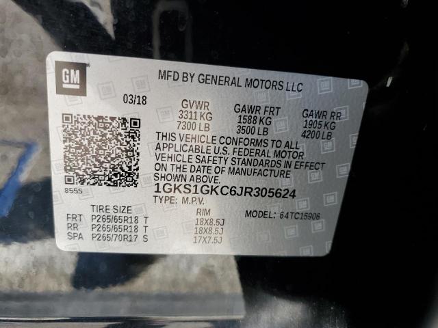 Photo 13 VIN: 1GKS1GKC6JR305624 - GMC YUKON XL C 