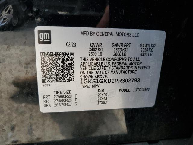 Photo 12 VIN: 1GKS1GKD1PR302793 - GMC YUKON XL C 