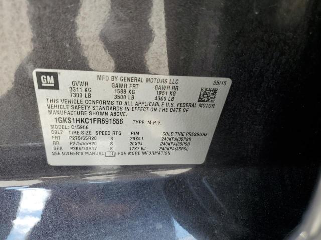 Photo 12 VIN: 1GKS1HKC1FR691656 - GMC YUKON 