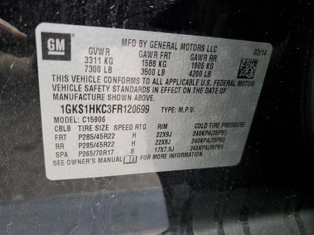 Photo 12 VIN: 1GKS1HKC3FR120699 - GMC YUKON XL C 