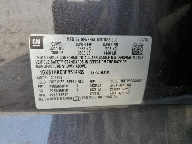 Photo 12 VIN: 1GKS1HKC8FR514439 - GMC YUKON XL C 