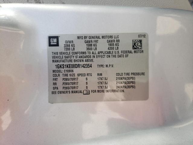 Photo 12 VIN: 1GKS1KE08DR142354 - GMC YUKON XL C 