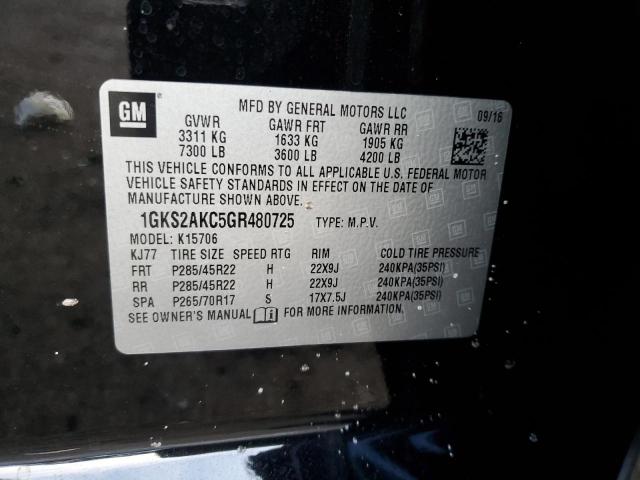 Photo 12 VIN: 1GKS2AKC5GR480725 - GMC YUKON SLE 