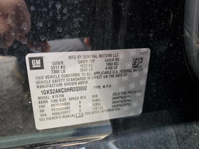 Photo 12 VIN: 1GKS2AKC8HR203892 - GMC YUKON SLE 