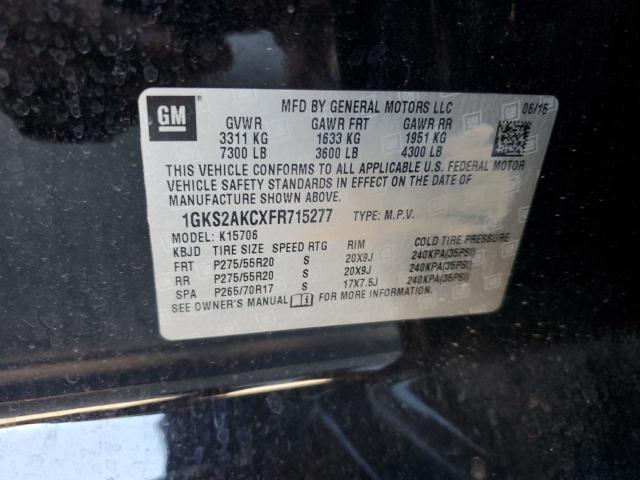 Photo 12 VIN: 1GKS2AKCXFR715277 - GMC YUKON SLE 