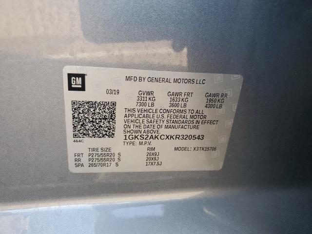 Photo 12 VIN: 1GKS2AKCXKR320543 - GMC YUKON SLE 