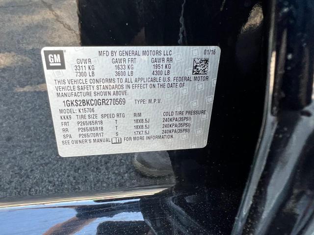 Photo 9 VIN: 1GKS2BKC0GR270569 - GMC YUKON 