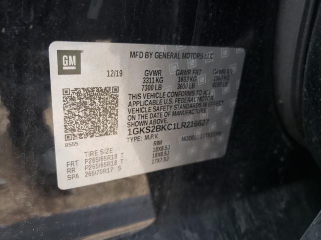 Photo 9 VIN: 1GKS2BKC1LR216627 - GMC YUKON SLT 