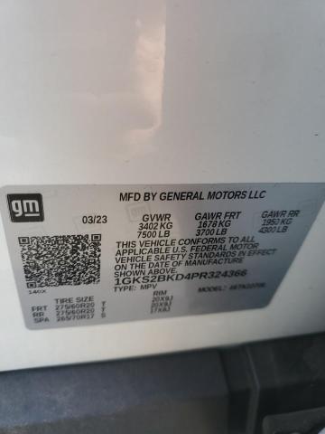 Photo 12 VIN: 1GKS2BKD4PR324366 - GMC YUKON SLT 