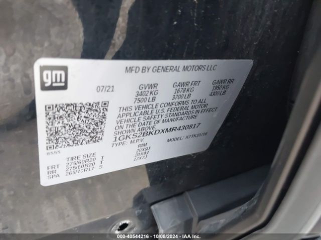 Photo 8 VIN: 1GKS2BKDXMR430817 - GMC YUKON 