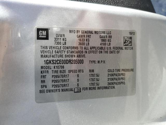 Photo 9 VIN: 1GKS2CE00DR205000 - GMC YUKON SLT 